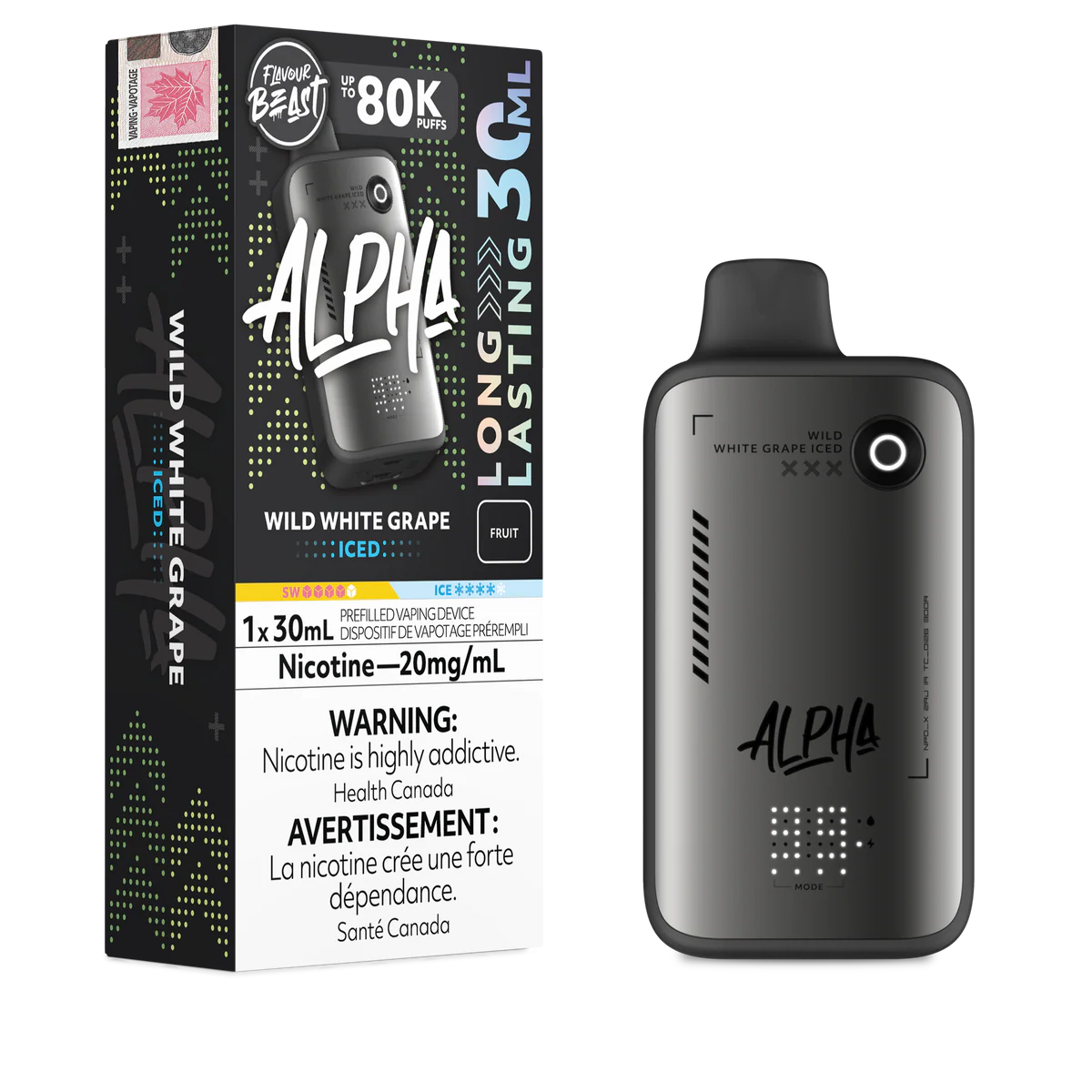 FLAVOUR BEAST ALPHA 80K DISPOSABLE